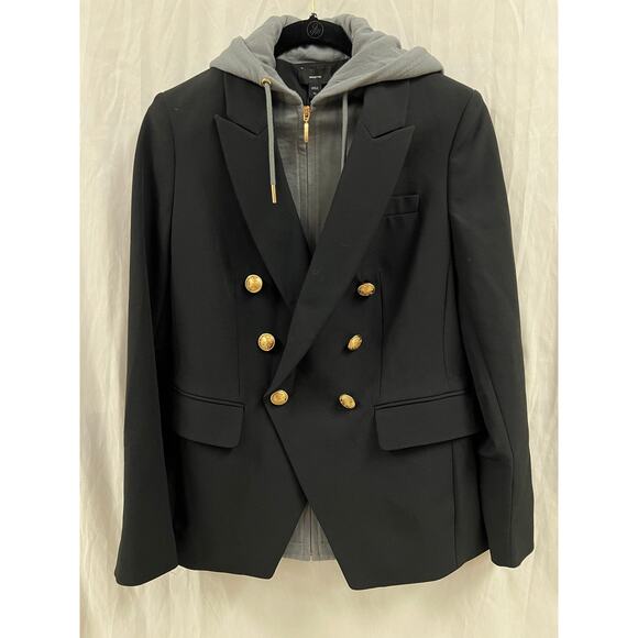 Express Jackets & Blazers - Express Black Blazer with Gold Buttons
